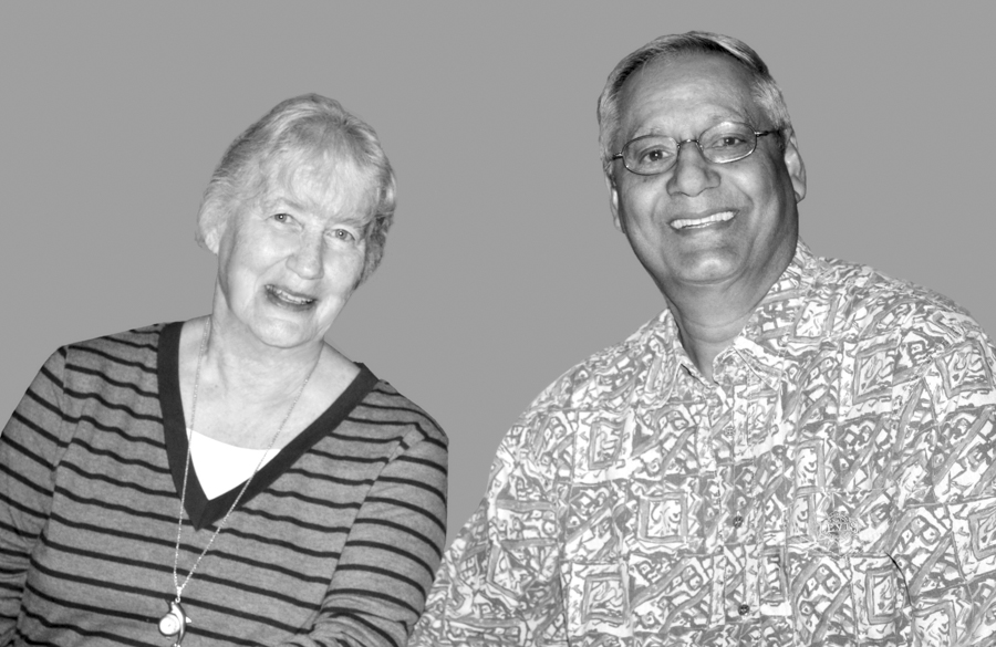 Farouk Muhammed and his wife Diana